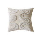 Axyaa Nordic Chenille Embroidery Tufted Cushion Cover for Sofa