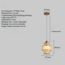 Axyaa Nordic Glass Pendant Lights for Living Dining Kitchen Island Chandelier