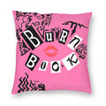 Axyaa Burn Book Mean Girls Pillowcase - Zip Decor Sofa Cushion Cover