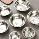 Axyaa Stainless Steel Salad Bowls Large Capacity Food Container Kitchen Tableware