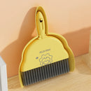 Axyaa Mini Broom Dustpan Set - Household Handheld Sweeping Brush Garbage Shovel