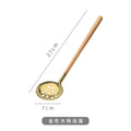 Axyaa Stainless Steel Kitchen Gadget Set with Wooden Handle - Tableware Tools & Hot Pot