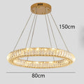 Axyaa Luxury Crystal Chandelier Pendant Light for Living Room and Bedroom