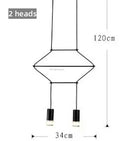 Axyaa Luxury LED Pendant Chandelier for Home Decor
