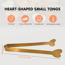 Axyaa Gold Heart Mini Clips - Perfect for Candy, Weddings, Parties, and Special Occasions
