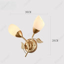 Axyaa LED Glass Dual Head Wall Lamp for Bedrooms and Living Rooms