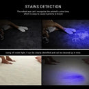Axya 395nm UV LED Flashlight Mini Torch, Zoomable for Pet Urine, Scorpion Detection