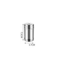 Axyaa Stainless Steel Seasoning Jar for Outdoor Barbecue, Condiment Holder with Toothpick Slot