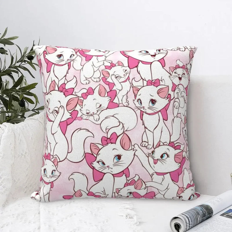 Axyaa Cat Kitten Luxury Pillow Cover Cartoon Animal Cushion Cover