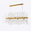 Axyaa Nordic Crystal Dandelion Chandelier Pendant Light for Kitchen Island Dining Room