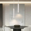 Axyaa Long Tube Wood Pendant Lamp: Japanese-Style Retro Modern Chandelier