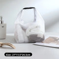 Axyaa Clear Travel Toiletry Bag - Waterproof Makeup Organizer & Swimming Wash Bag