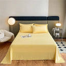 Axyaa Luxury Crystal Velvet Flat Sheet - Soft Solid Color Bed Linen, Multi Size Bedspreads
