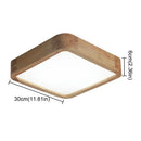 Axyaa Wooden LED Ceiling Light Chandelier Pendant for Modern Home Lighting