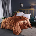 Axyaa Mulberry Silk Duvet Cover Queen Skin Beauty Comforter Cover Bed Blanket