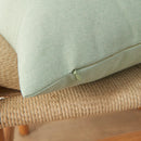 Axyaa Waterproof Plain Cushion Cover - Modern Square Pillowcase for Living Room
