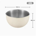 Axyaa Stainless Steel Mixing Bowl with Scale - Kitchen Utensils for Tableware