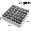 Axyaa Drawer Organizer Box for Underwear Socks Bra Pants Scarf Tie Storage