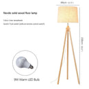 Axyaa Nordic LED Floor Lamp for Modern Home Decor