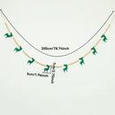 Axyaa Reindeer Wooden Bead Garland: Festive Home Party Decoration