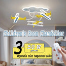 Axyaa Kids Airplane Wood Ceiling Lamp