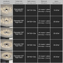 Axyaa Modern Copper Fireworks LED Ceiling Chandelier for Bedroom and Living Room