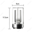 Axyaa Industrial Metal Cordless Table Lamp Night Light