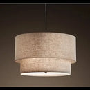 Axyaa White Fabric Pendant Light Japan Cloth Chandelier