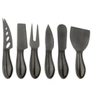 Axyaa Stainless Steel Cheese Knife Set - 6 Piece Butter Slicer Pizza Cutter