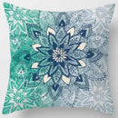 Axyaa Indian Mandala Print Polyester Pillow Case Sofa Decor Throw Pillows 45x45cm