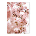 Axyaa Pink Reed Flower Tower Canvas Wall Art for Living Room Home Decor
