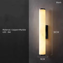 Axyaa Black Gold Marble Wall Sconce for Parlor Bedroom Dining Room