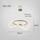 Axyaa Nordic LED Musical Note Chandelier: Creative, Simple, Postmodern Art Lighting