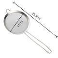 Axyaa Stainless Steel Flour Sieve Colander with Long Handle
