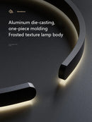 Axyaa Modern Ring LED Chandelier for Living Dining Room Pendant Light