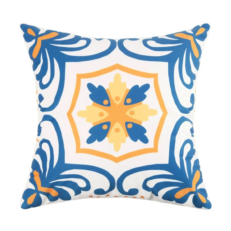 Axyaa Boho Outdoor Cushion Cover 45x45cm for Decorative Pillow - Water-resistant