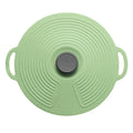 Axyaa Silicone Pot Cover Set: Anti Overflow, Dustproof, Sealed for Refrigerator and Microwave
