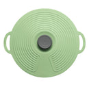 Axyaa Silicone Pot Cover Set: Anti Overflow, Dustproof, Sealed for Refrigerator and Microwave