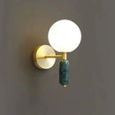 Axyaa Marble Round Ball Wall Light LED G9 5W Nordic Minimalist Restaurant Bar Counter Lamp