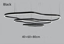Axyaa Modern Terraces Chandelier Indoor LED Pendant Lamps in Coffee/Gold for Living Room