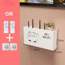 Axyaa WiFi Router Rack Wall Mount Organizer Box for Living Room Decor