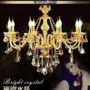 Axyaa Crystal LED Chandelier for Living and Dining Room Lighting