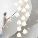 Modern LED pendant lights by Axyaa - staircase chandeliers for stylish indoor living.