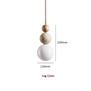 Axyaa Scandinavian Style Round Gourd Table Lamp