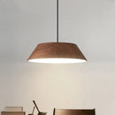 Axya Retro Peach Wood Chandelier: Modern Minimalist LED Pendant Lamp for Kitchen, Bar, or Tea Table