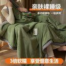 Axyaa Double Parcel Milk Fleece Functional Blanket - Warm & Easy Care