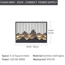 Axyaa Stainless Steel LED Outdoor Wall Lamps Waterproof Balcony Garage Lighting