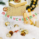 Axyaa Merry Christmas Hanging Banner Ornament: Xmas Home Decoration & Party Gift