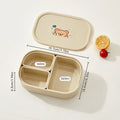 Axyaa 3-Grid Microwave Lunch Box Stackable Food Container