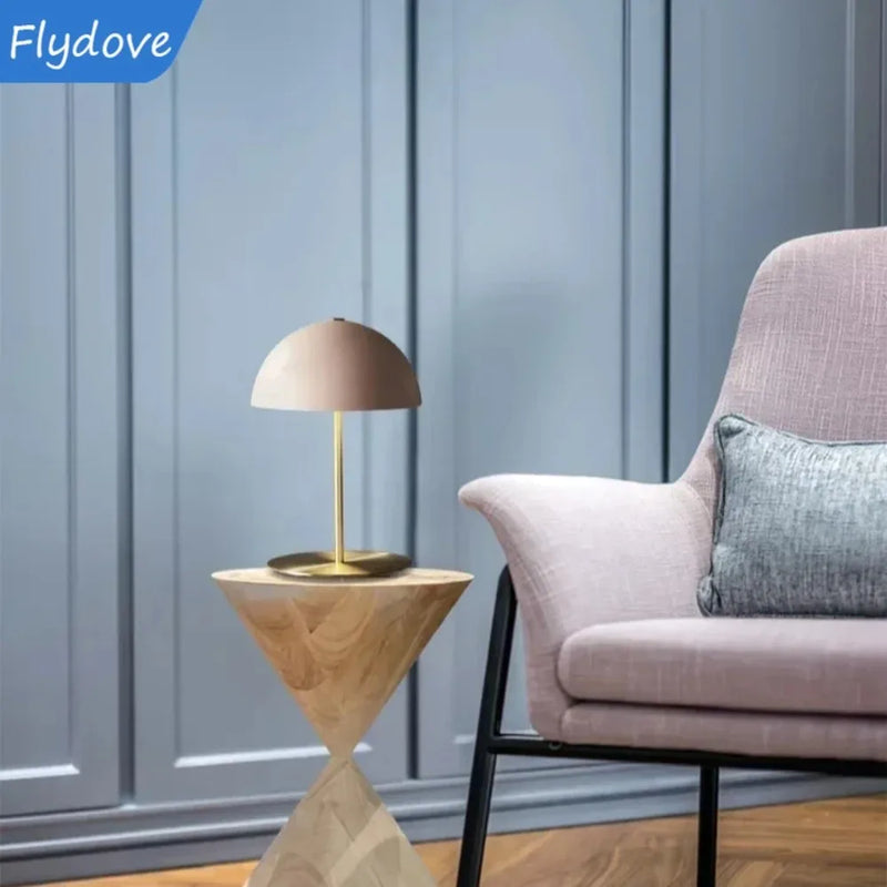 Axyaa Nordic LED Desk Light - Metallic Luster for Bedroom, Study, and Hotel